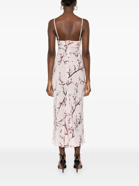 Alexander McQueen Blossom midi dress - Pink