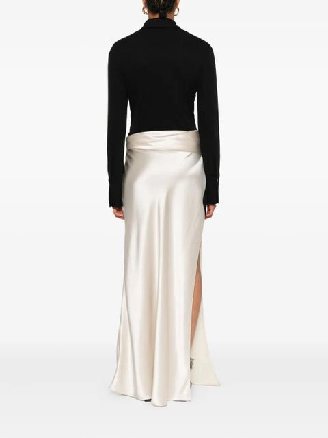 Nanushka satin-slip maxi dress - Neutrals - zdjęcie produktu nr 2
