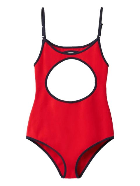 Miu Miu technical-knit swimsuit - Red - zdjęcie produktu nr 1