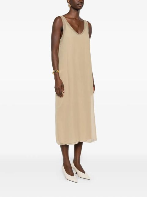 TOTEME slip midi dress - Neutrals - zdjęcie produktu nr 2