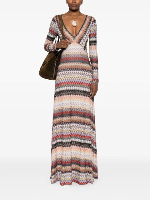 Missoni zigzag-woven dress - Neutrals - zdjęcie produktu nr 2