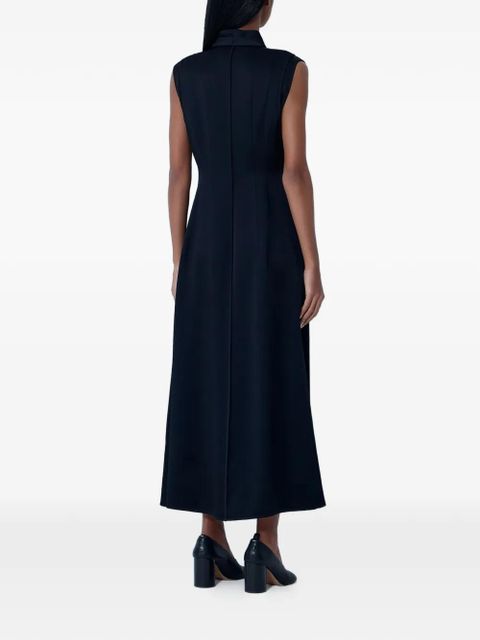 Jil Sander V-neck midi dress - Black