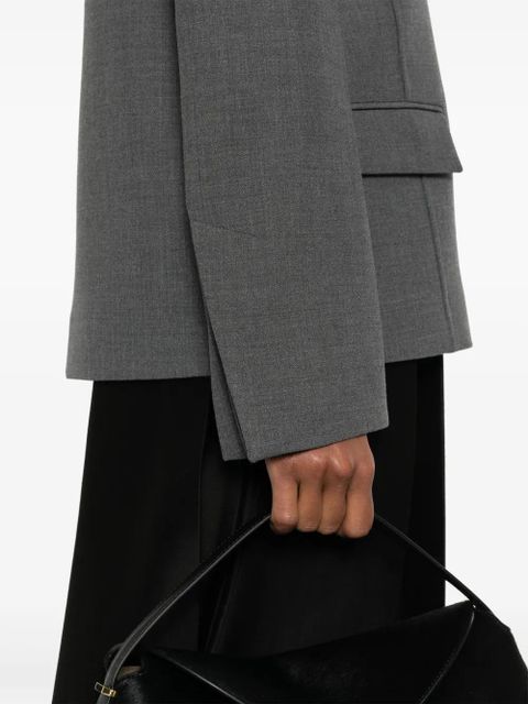 TOTEME mélange-effect blouse - Grey