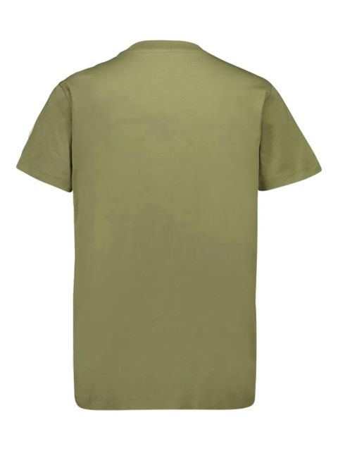 Moncler embroidered logo t-shirt - Green