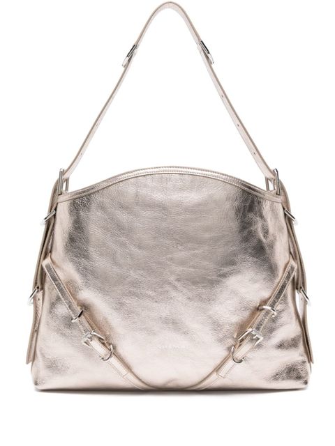 Givenchy medium Voyou laminated shoulder bag - Gold - zdjęcie produktu nr 1