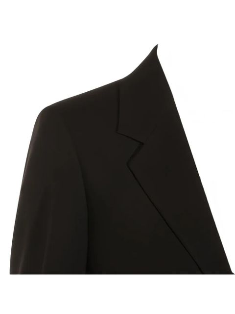 The Row notched-lapels buttoned blazer - Black