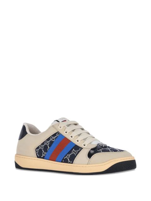 Gucci Screener logo-pattern sneakers - Neutrals