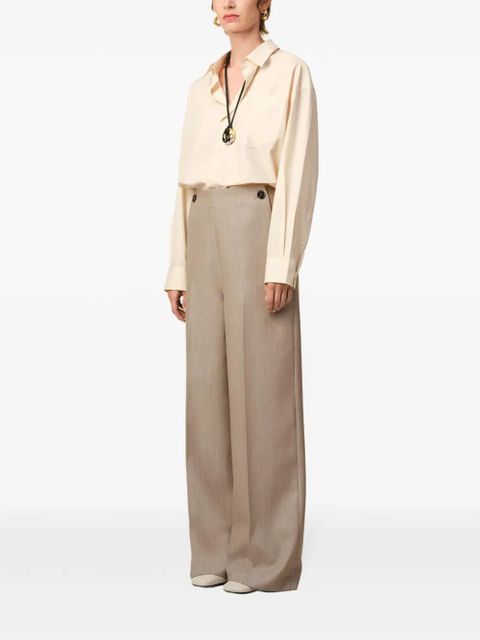 AMI Paris wool trousers - Neutrals