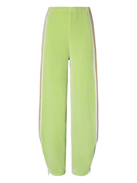 Tory Burch stripe zip sweatpant - Green - zdjęcie produktu nr 1