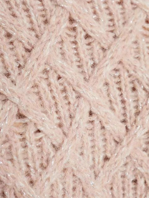 Moncler cable-knit sweater - Pink