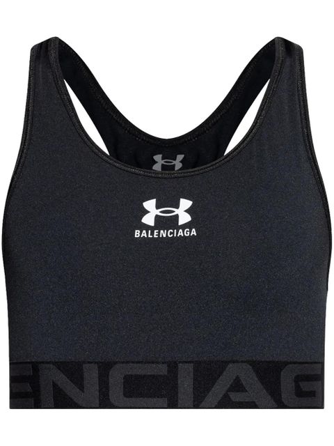 Balenciaga x Under Armour printed sports bra - Black - zdjęcie produktu nr 1
