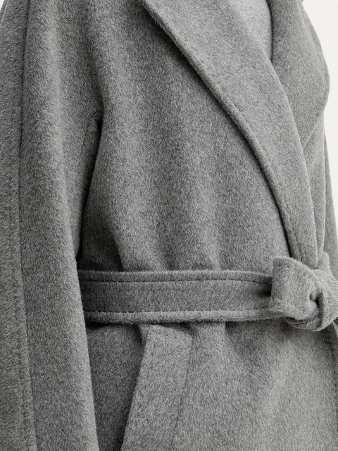 Weekend Max Mara płaszcz z dodatkiem wełny TEMPERA