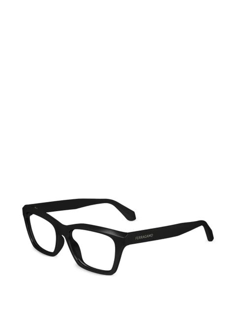 Ferragamo square full-rim glasses - Black - zdjęcie produktu nr 1