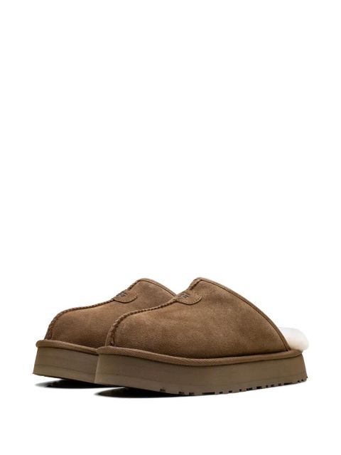 UGG Discoquette WMNS platform sheepskin boots - Brown