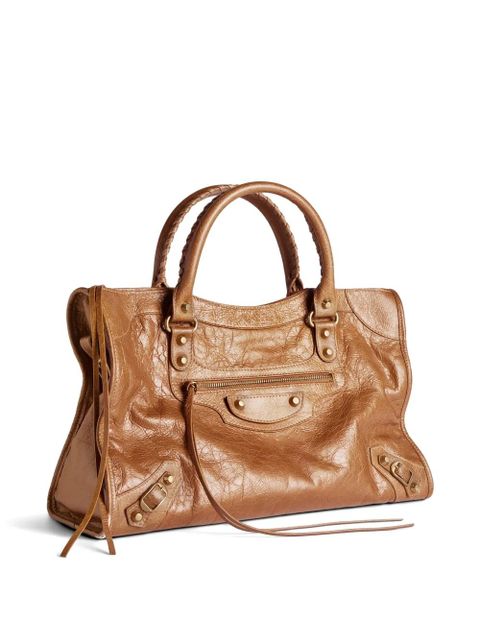 Balenciaga medium Le City tote bag - Brown
