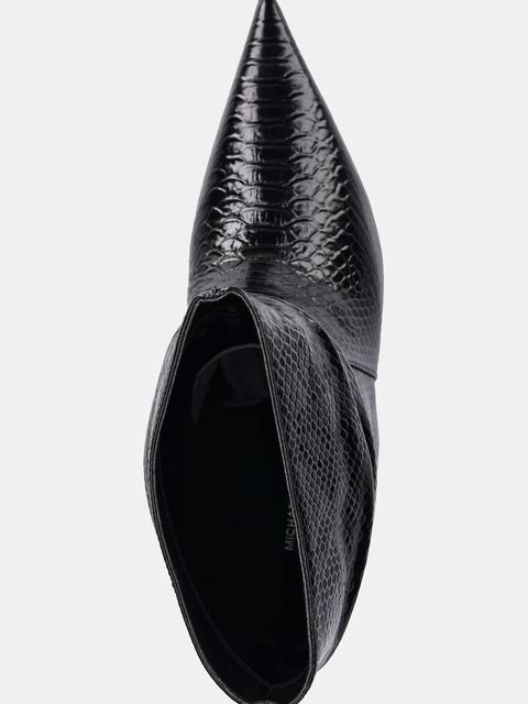 MICHAEL Michael Kors botki skórzane Dawn damskie kolor czarny na szpilce 40T5DWME5L.001