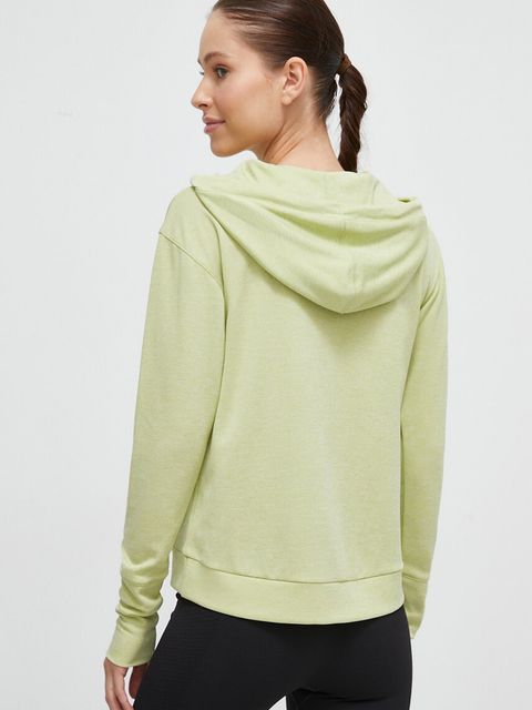 Helly Hansen bluza sportowa Lifa Tech damska kolor zielony z kapturem gładka Lifa Tech 48530 - zdjęcie produktu nr 2