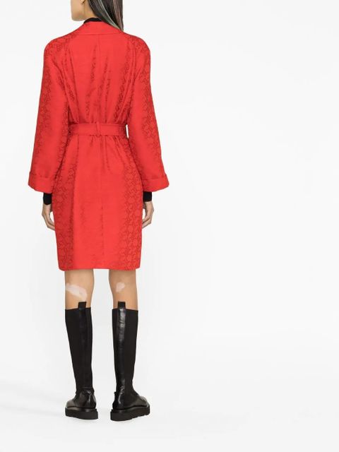 PINKO double-breasted coat - Red