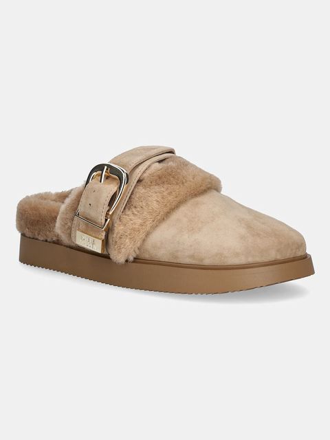Steve Madden kapcie Cozy Up kolor beżowy 11004964 - zdjęcie produktu nr 1