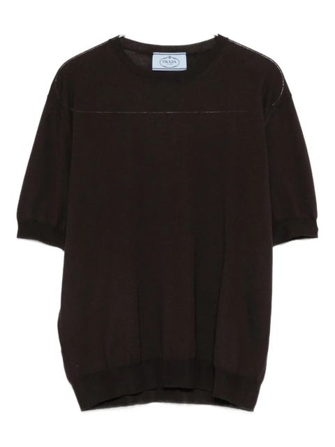 Prada short-sleeve T-shirt - Brown - zdjęcie produktu nr 1