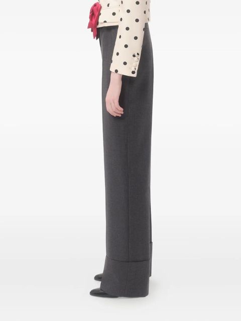 Valentino Garavani virgin wool trousers - Grey