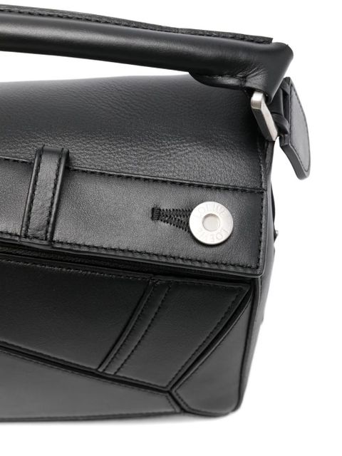 LOEWE Puzzle leather tote bag - Black