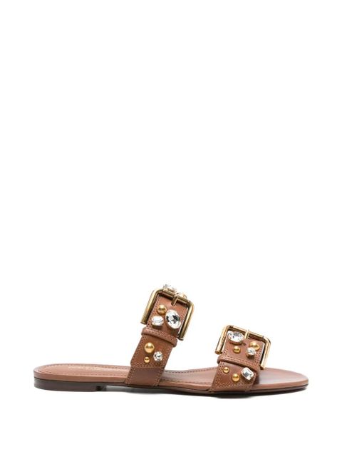 Dolce & Gabbana embellished strap sandals - Brown - zdjęcie produktu nr 1