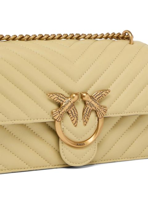 PINKO mini Love Bag One quilted shoulder bag - Neutrals