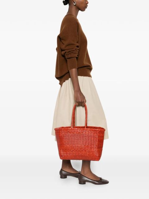 DRAGON DIFFUSION big B Weave woven tote bag - Orange - zdjęcie produktu nr 2