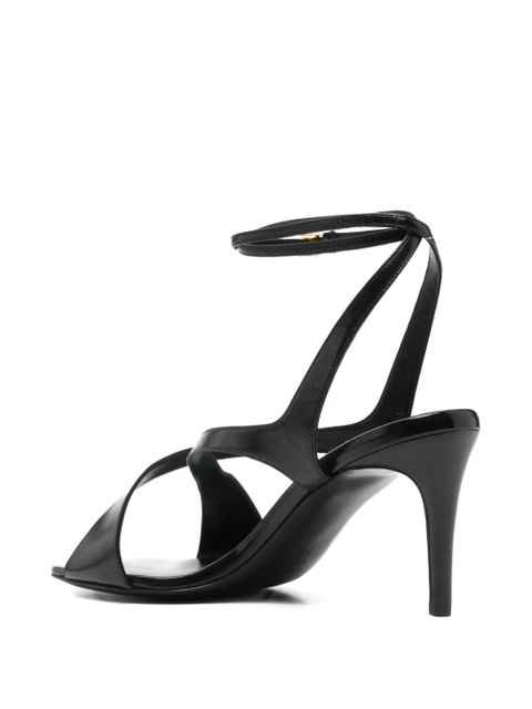 KHAITE ankle-strap heeled sandals - Black