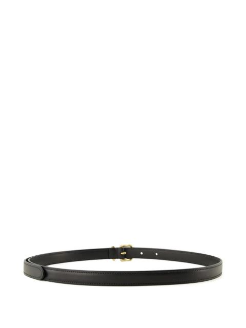 Miu Miu buckle engraved-logo belt - Black - zdjęcie produktu nr 2