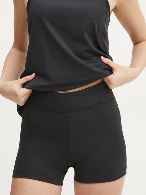 adidas Performance sukienka sportowa Club kolor czarny mini rozkloszowana JY1712