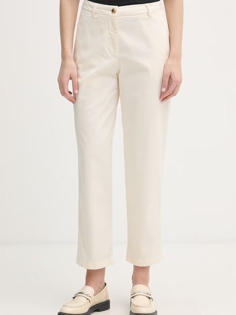 Tommy Hilfiger spodnie damskie z bawełną - zdjęcie produktu nr 2