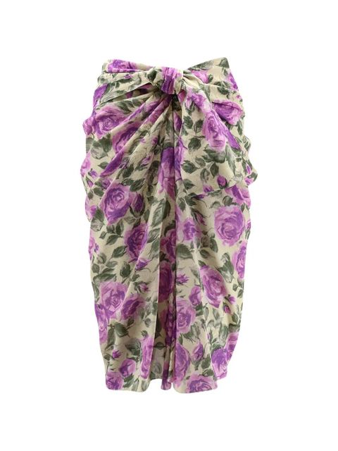 Chloé floral-print midi skirt - Yellow - zdjęcie produktu nr 1