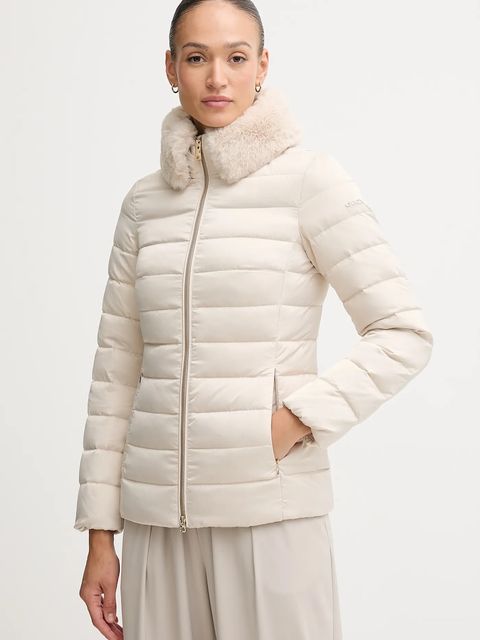 Geox kurtka puchowa BETTANIE kolor beżowy zimowa W5626T T3122 - zdjęcie produktu nr 1