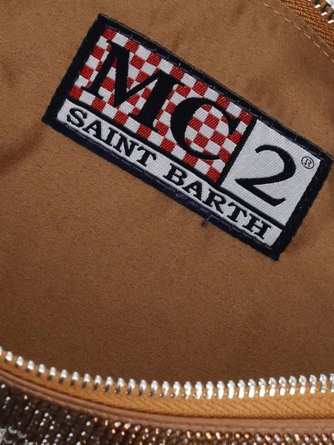 MC2 Saint Barth strass-embellished clutch bag - Brown