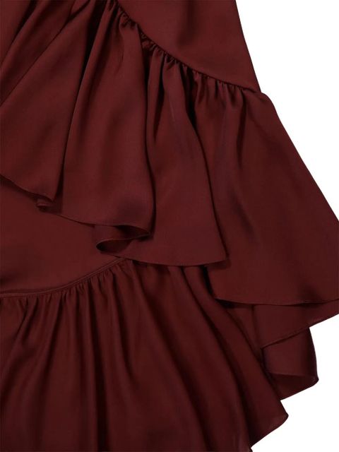 Saint Laurent silk dress - Red