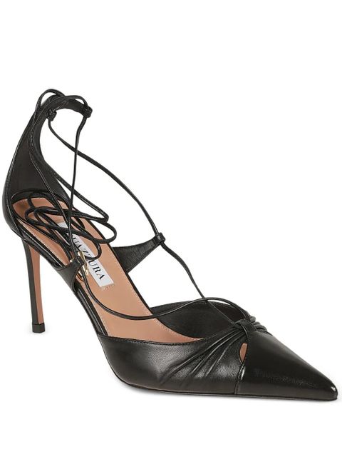 Aquazzura tie heel pumps - Black - zdjęcie produktu nr 1