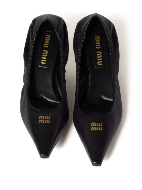 Miu Miu leather pumps - Black