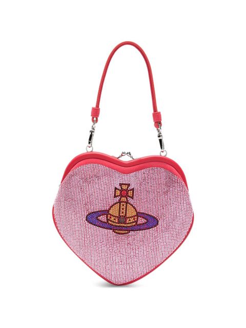 Vivienne Westwood Belle heart-frame hotfix tote bag - Red - zdjęcie produktu nr 1