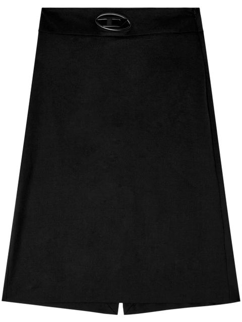 Diesel O-Seus midi skirt - Black