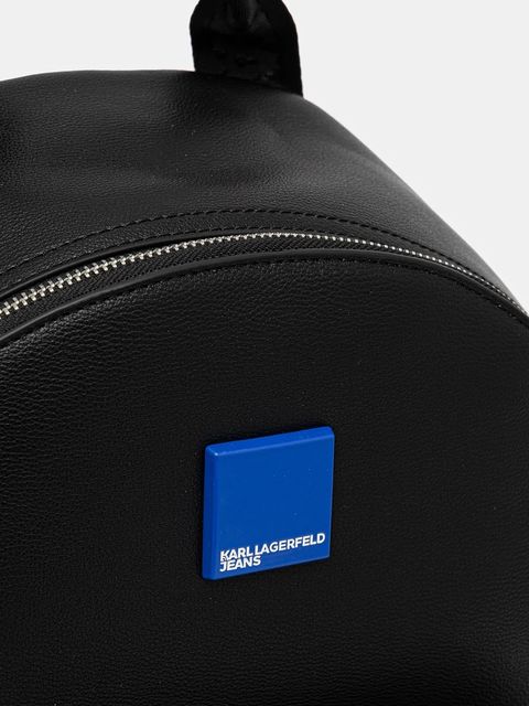 Karl Lagerfeld Jeans plecak kolor czarny duży gładki A3M30335