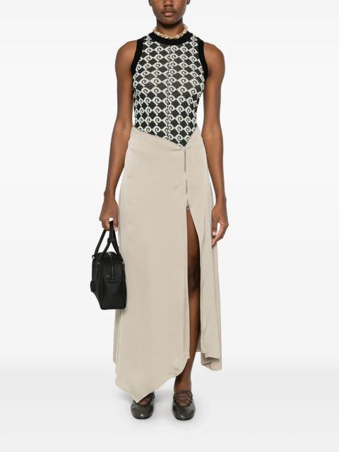 Nanushka Zella maxi skirt - Neutrals