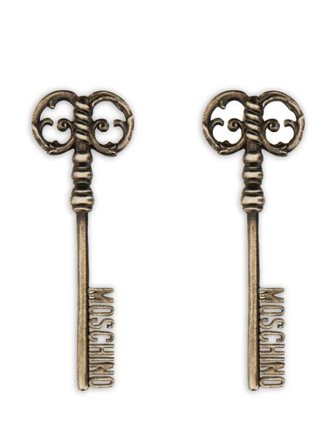 Moschino key earrings - Gold - zdjęcie produktu nr 1