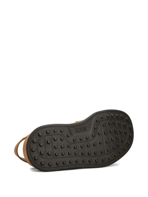 Tod's buckle-strap sandals - Brown