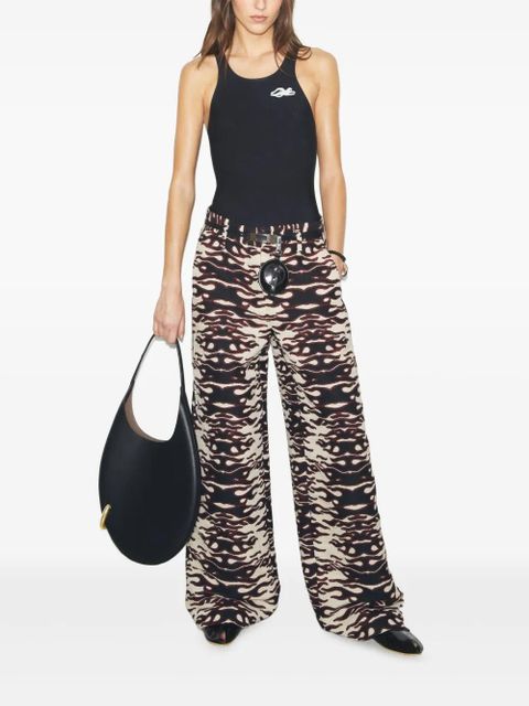 Tory Burch patterned jacquard trousers - Black - zdjęcie produktu nr 2