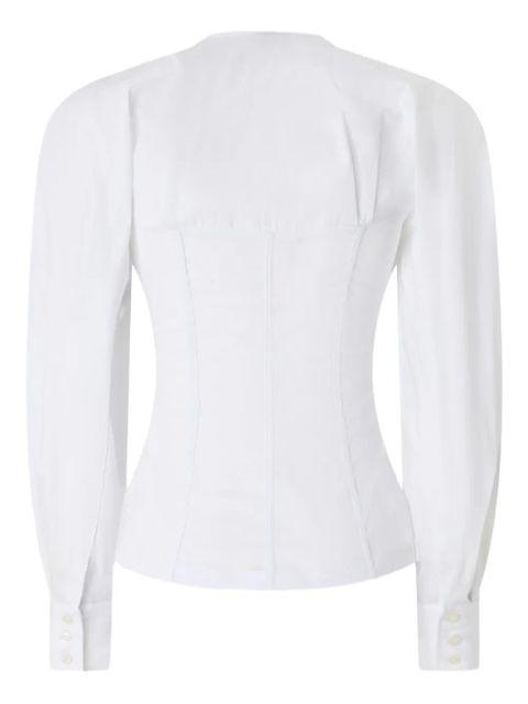PINKO Cicerchie long-sleeve shirt - White - zdjęcie produktu nr 2