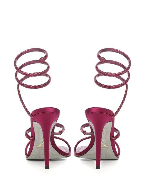 René Caovilla 105mm Cleo sandals - Purple
