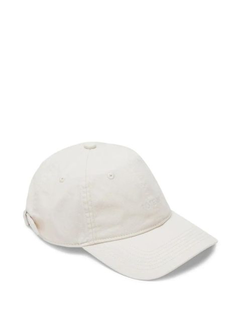 TOTEME logo-embroidered cap - Neutrals