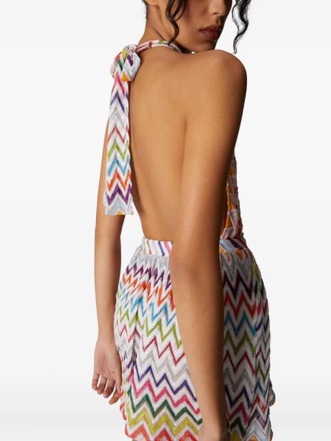 Missoni Zigzag-pattern playsuit - White
